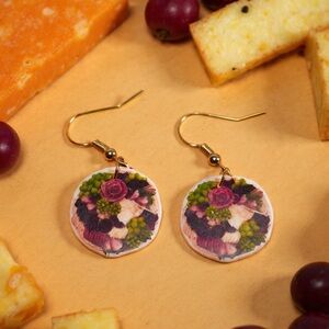 Handmade Charcuterie Board Drop Earrings